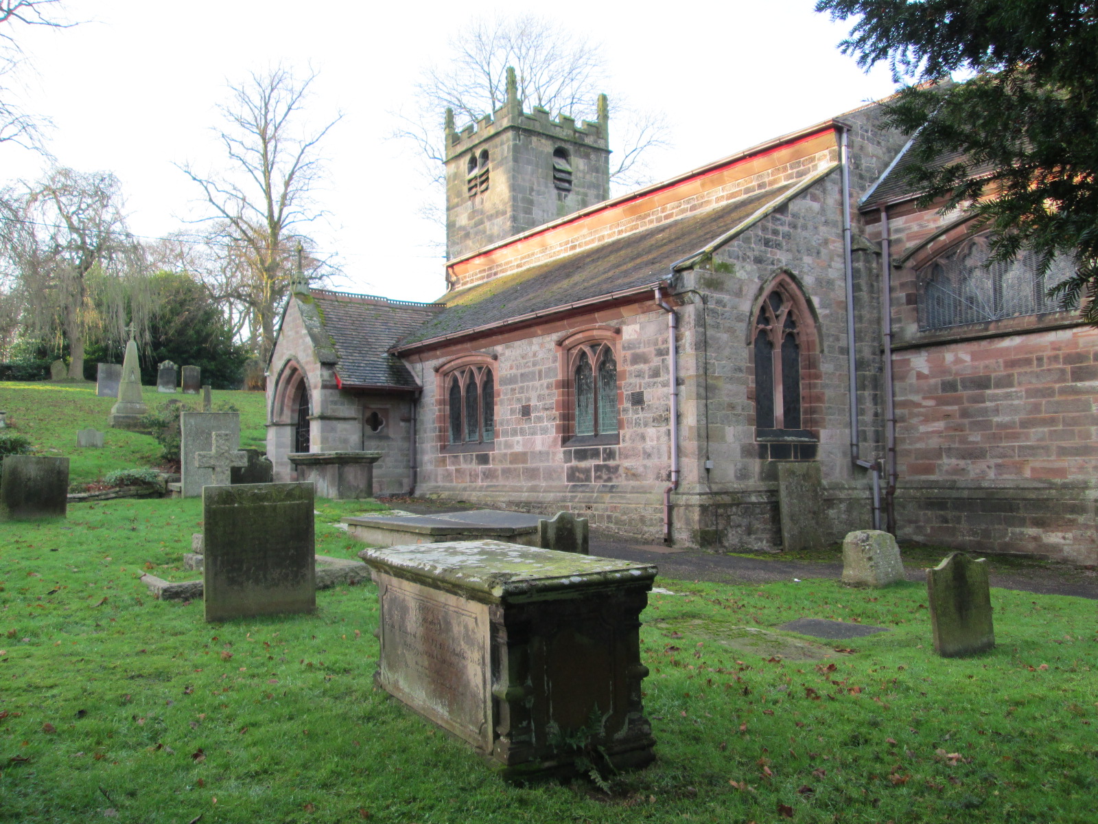 St Luke's Church, Endon, Staffordshire, seen from the south-east