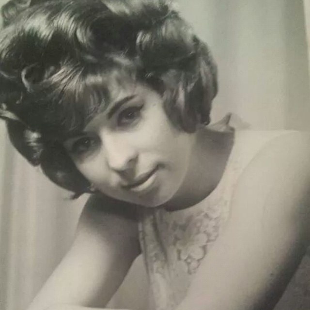 Black-and-white portrait of Jillian Mary Baldwin as a young woman